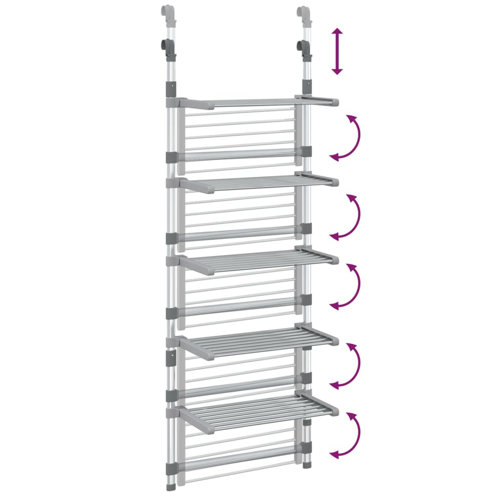 Rebrilliant WallMounted Drying Rack Wayfair.co.uk